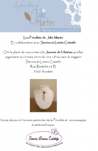 Invitation Journée de l'Artisan 2014
